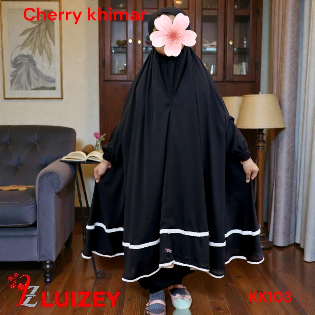 Kids Cherry Khimar Set KK103