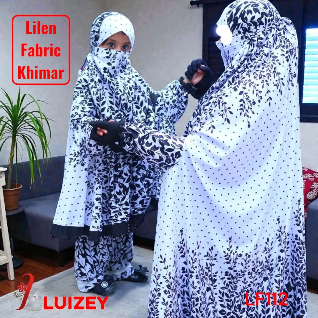 Only Woman Lilen Fabric Khimar Set LF112