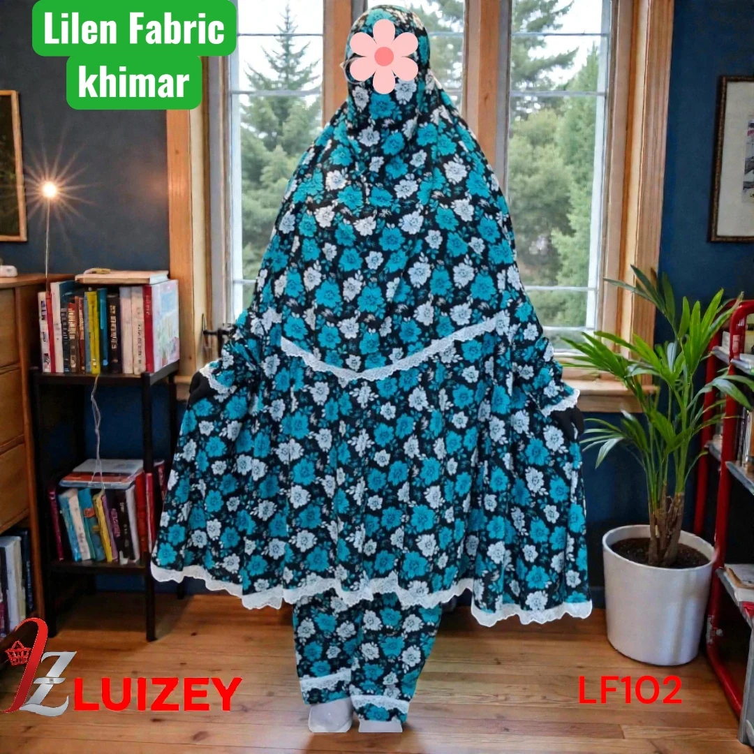 Lilen Fabric Khimar Set LF102