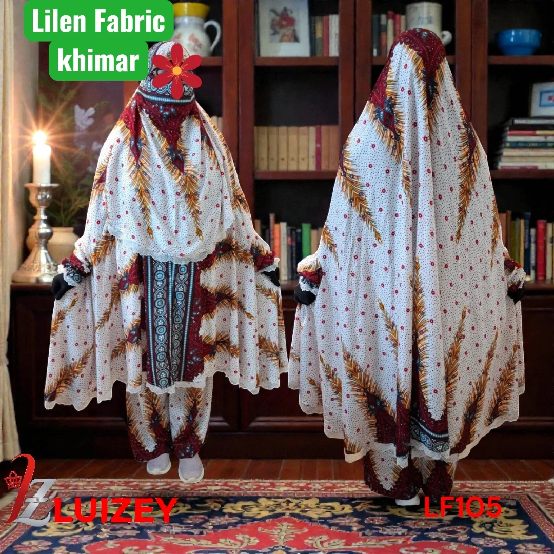 Lilen Fabric Khimar Set LF105