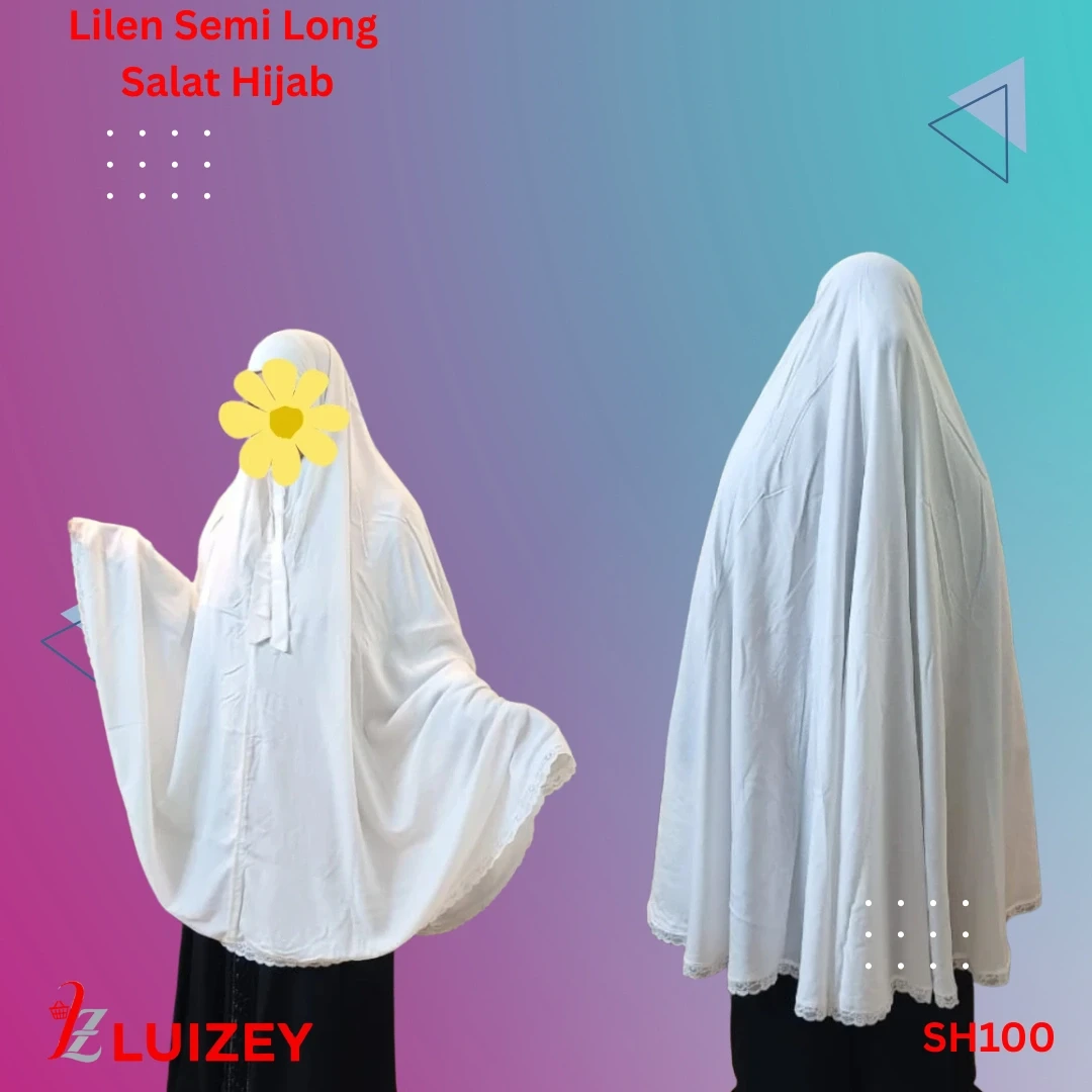 Lilen Semi Long Salat Hijab SH100