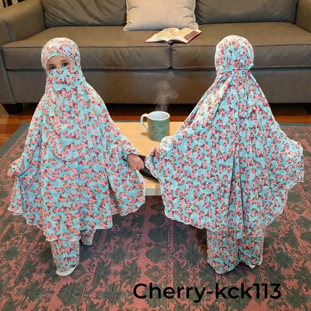 Master Kids Cherry Khimar Set For Age 9 or 10
