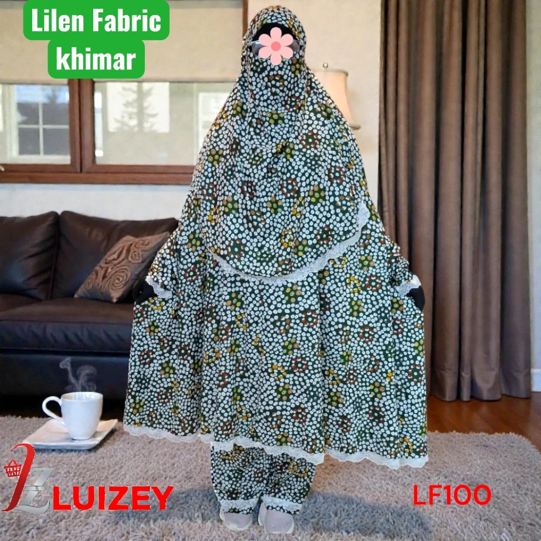 Lilen Fabric Khimar Set LF100