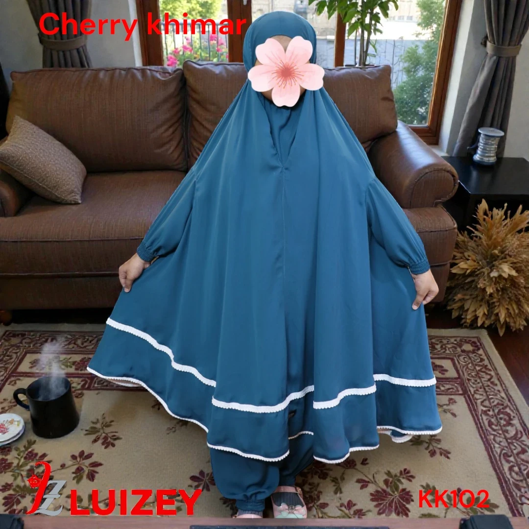 Kids Cherry Khimar Set KK102
