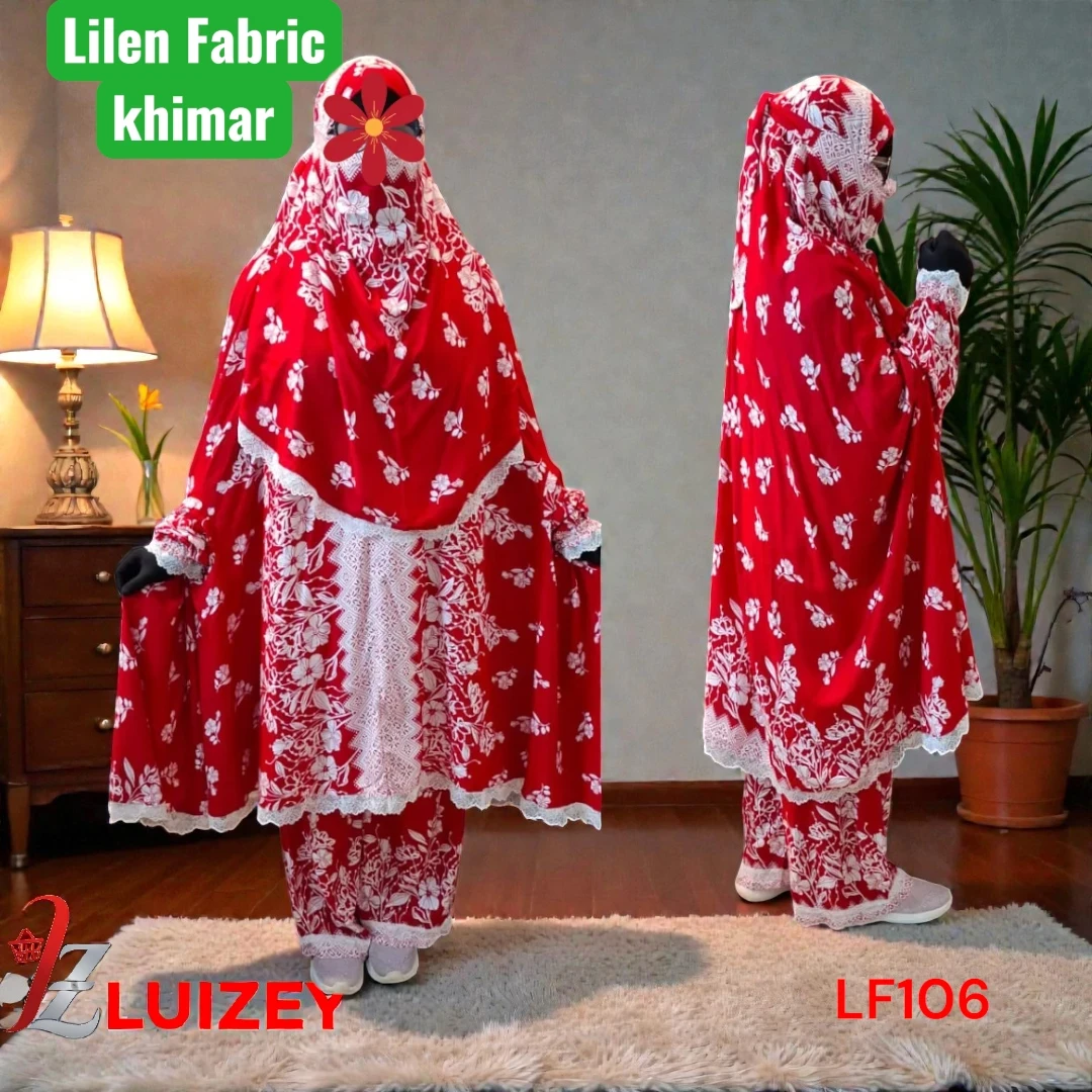 Lilen Fabric Khimar Set LF106