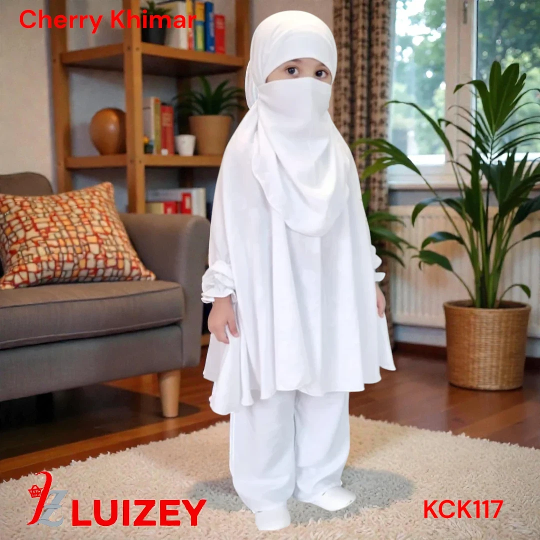 Kids Cherry Khimar Set KCK117