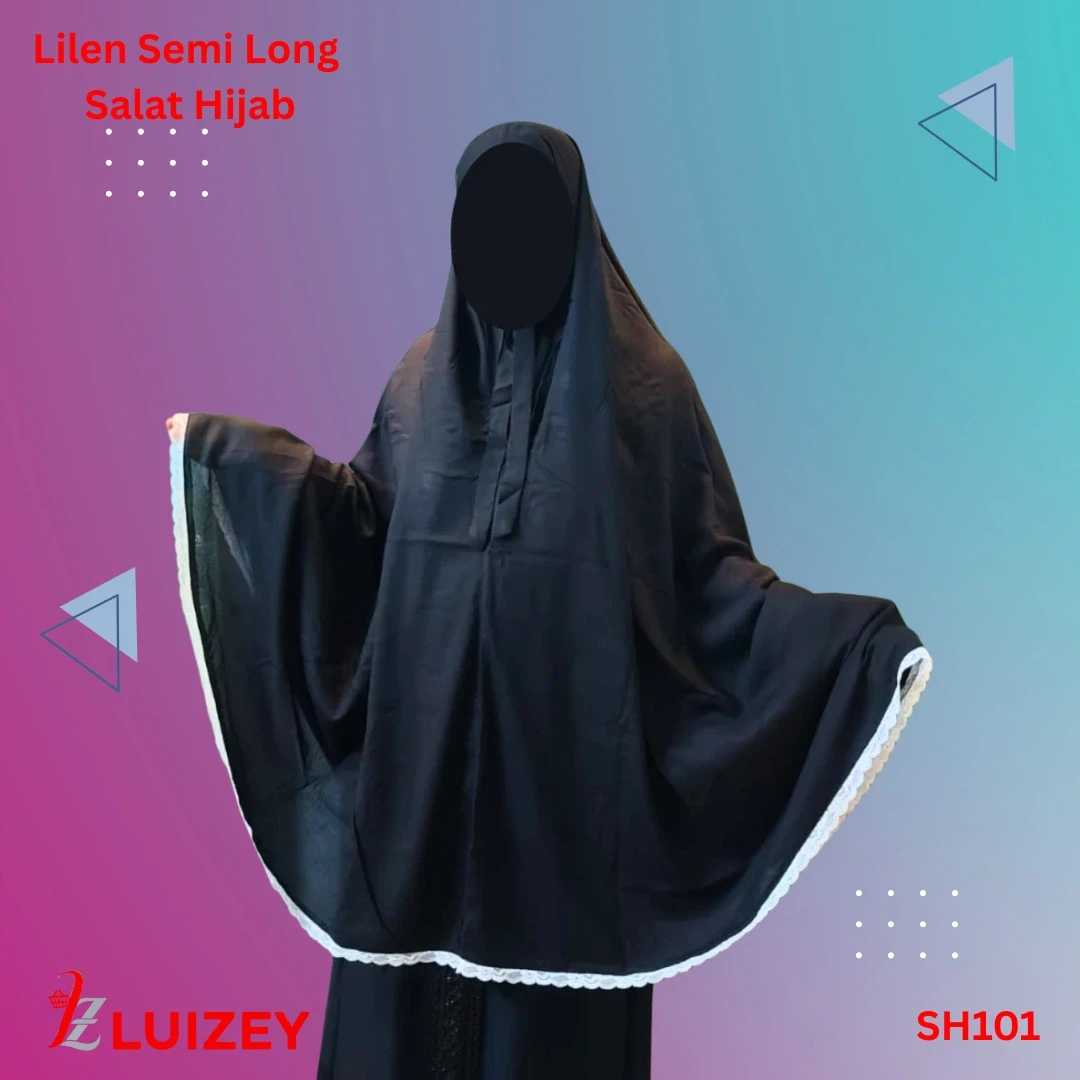Lilen Semi Long Salat Hijab SH101
