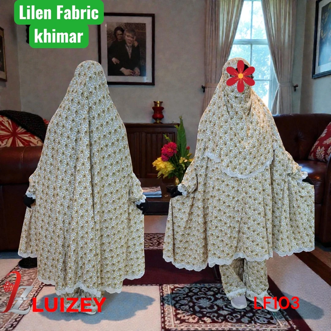 Lilen Fabric Khimar Set LF103