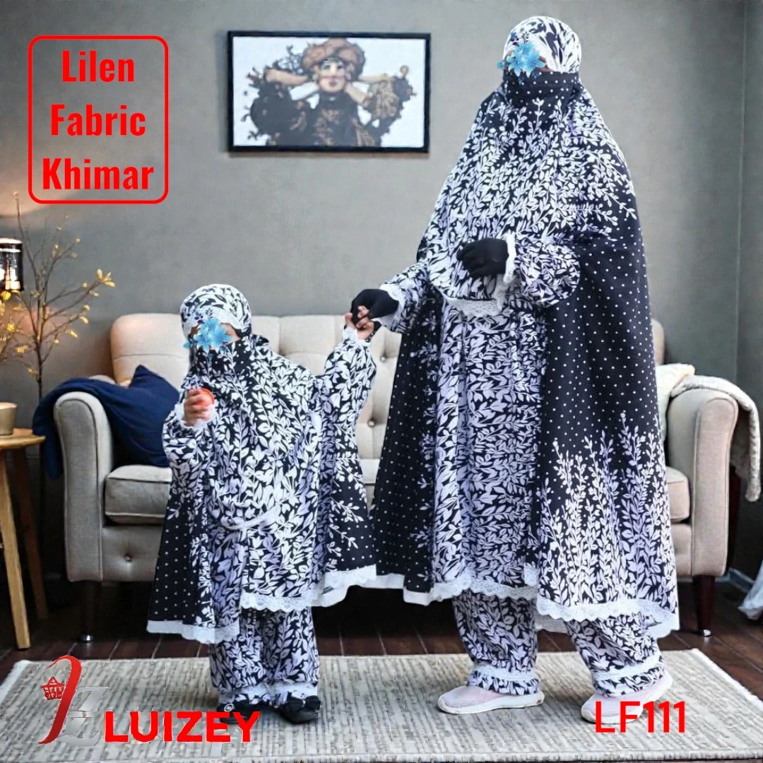 Only Woman Lilen Fabric Khimar Set LF111
